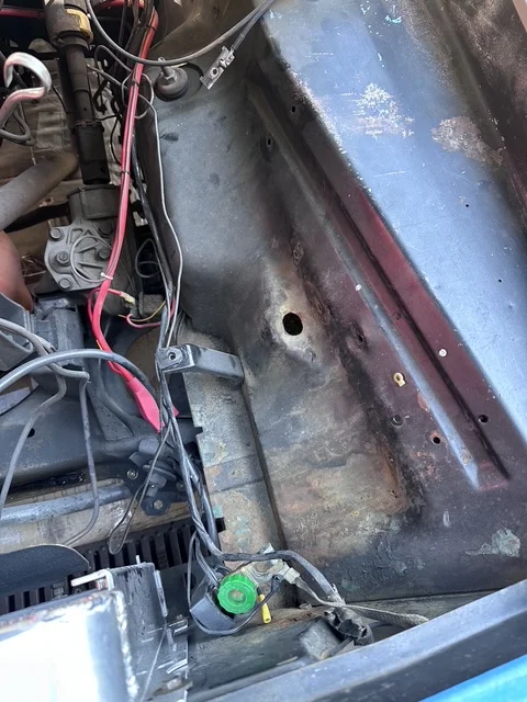 Before - Engine Compartment Drivers Side - 1967 Plymouth Barracuda