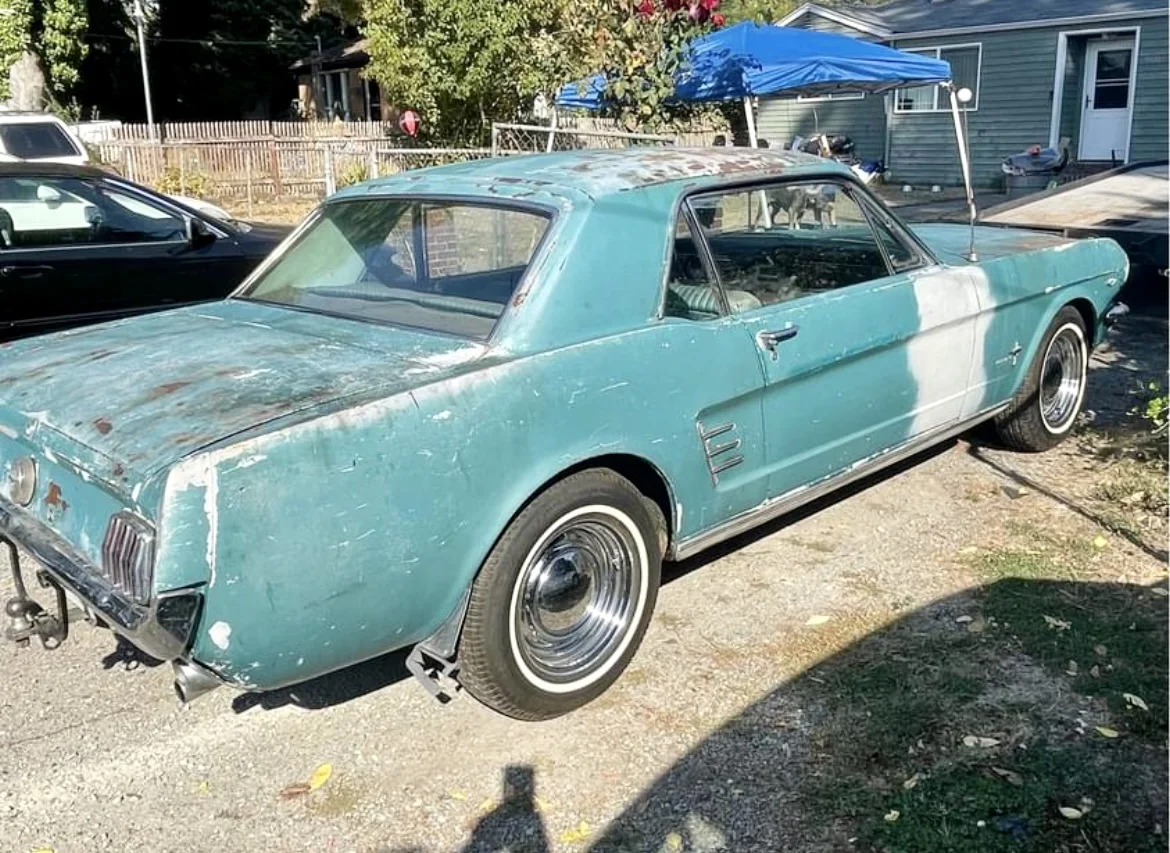 Passenger side as presented  - 1966 Ford Mustang