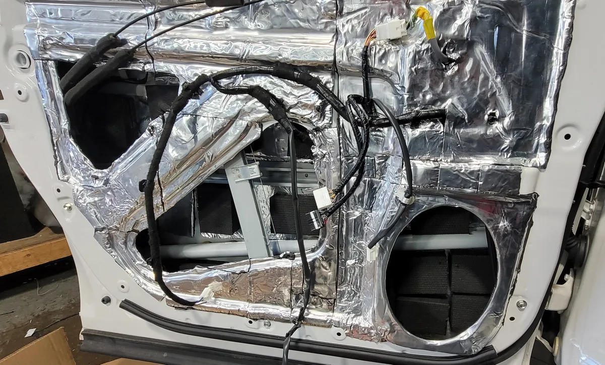 2021 Subaru Forester - Sound deadening of the doors to get great midbass - Image 2