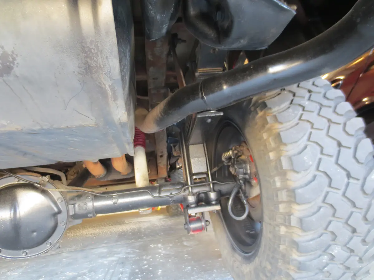 Build image of Rear end It broke on a burn out..