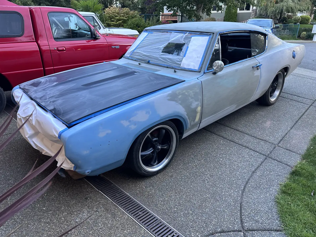 Prepping the Barracuda for Paint