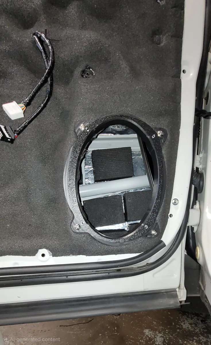 2021 Subaru Forester - Sound deadening of the doors to get great midbass - Image 7