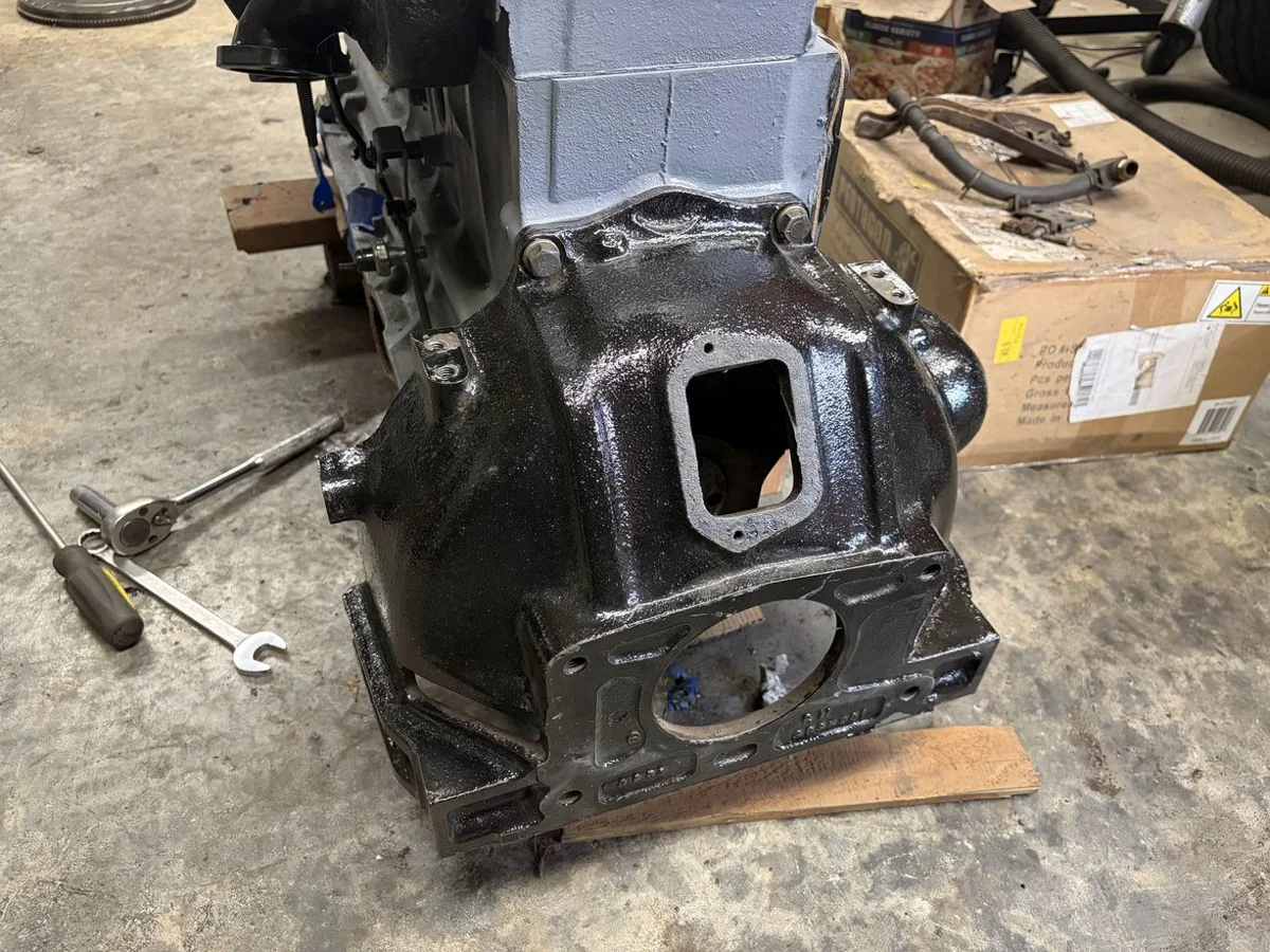 Installed the bell housing