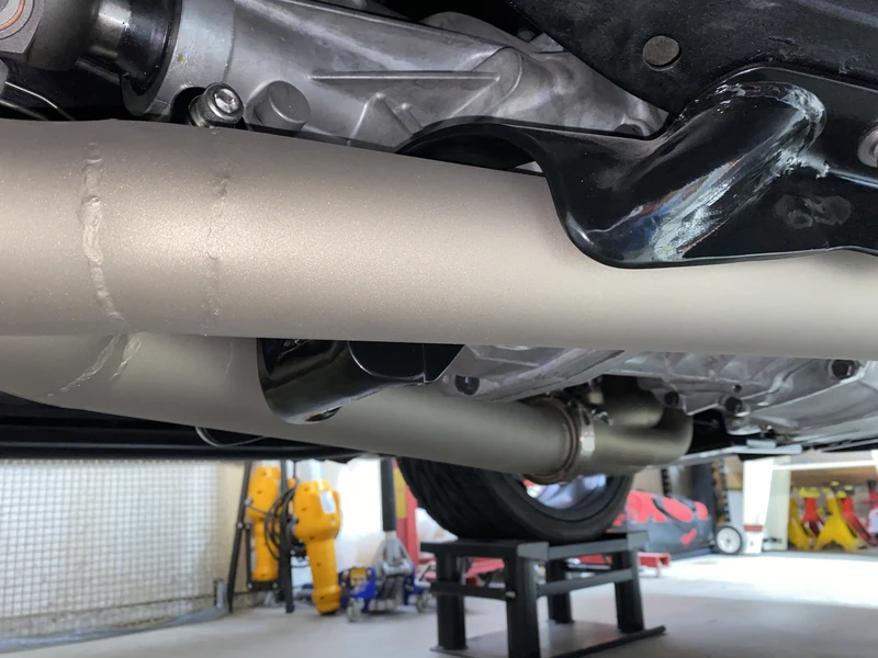 Long tube headers with dual 3” exhaust -584