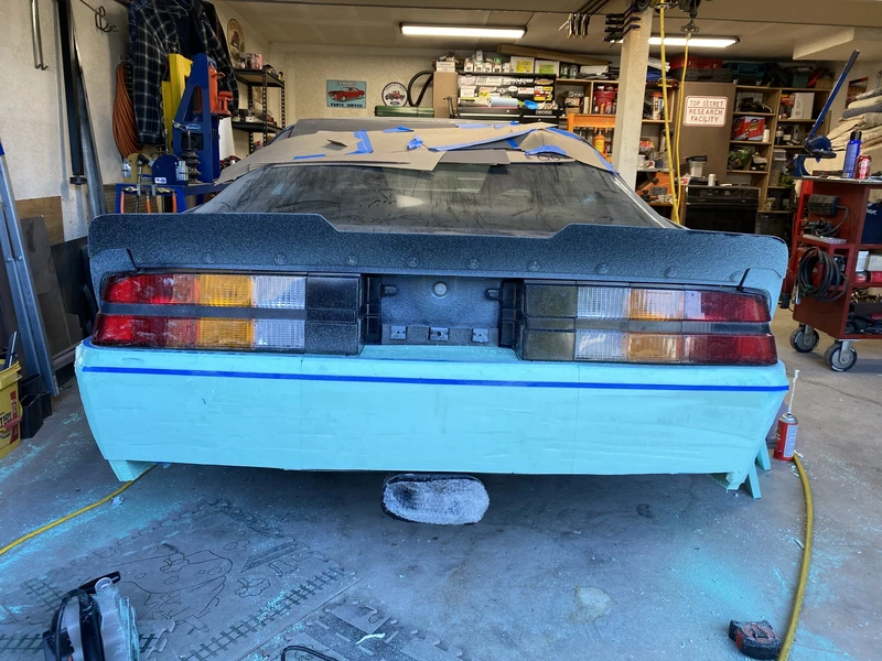 Custom rear bumper and diffuser -594