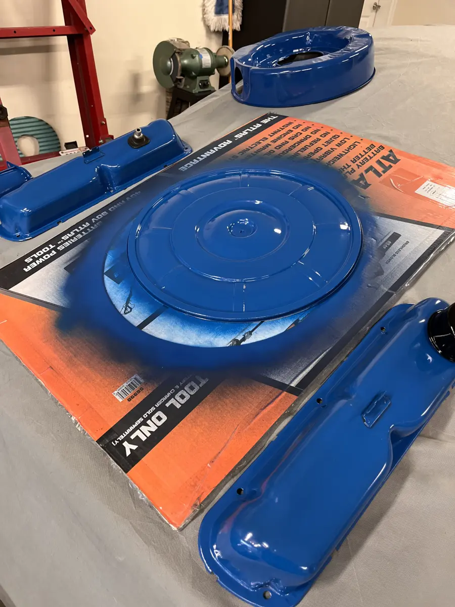 Painting the components - 1966 Ford Mustang