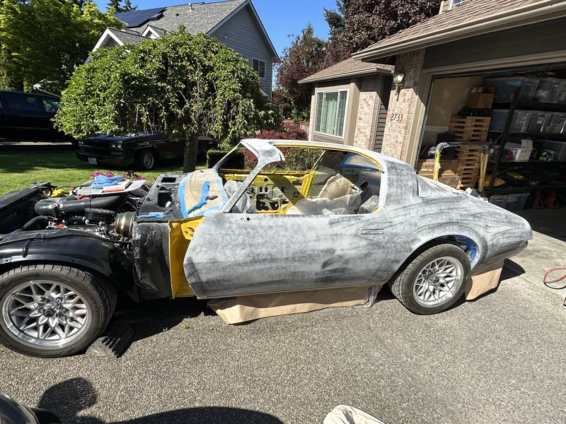 1980 Pontiac Firebird/Trans Am/GTA/Formula - Poly Primer and more sanding  - Image 5