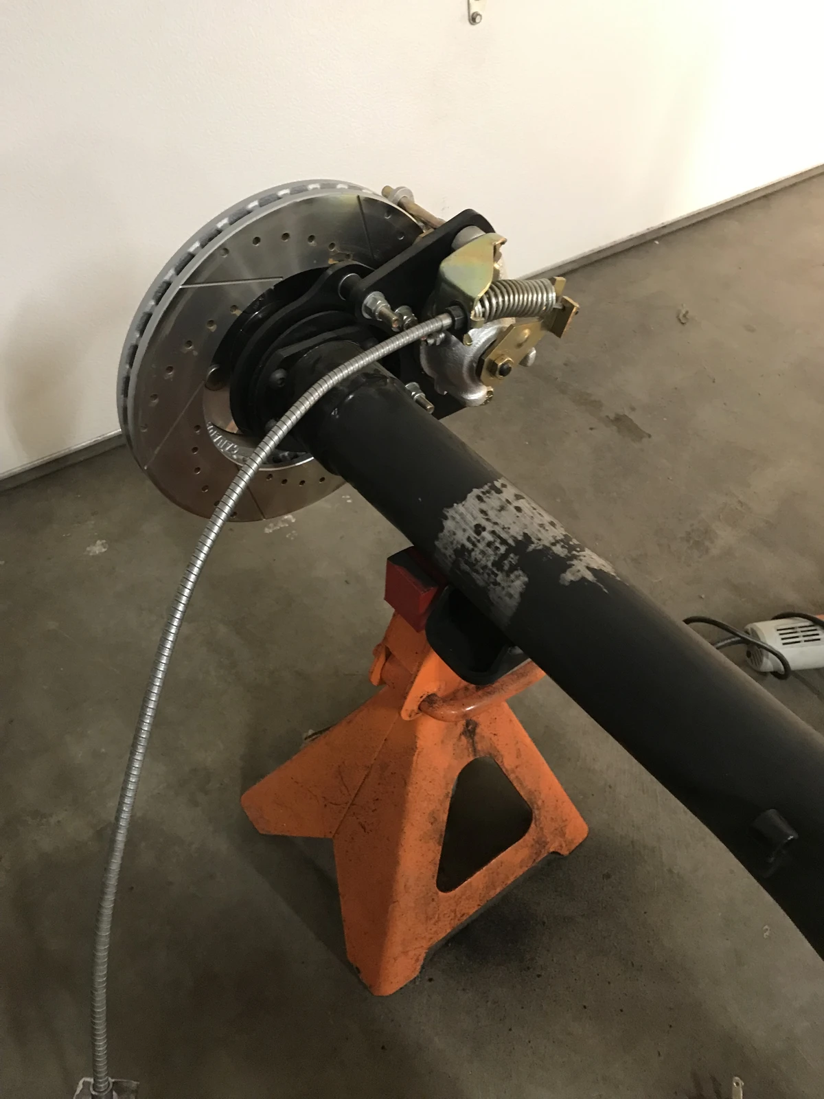 Fitting the parking brakes - 1973 Dodge Dart