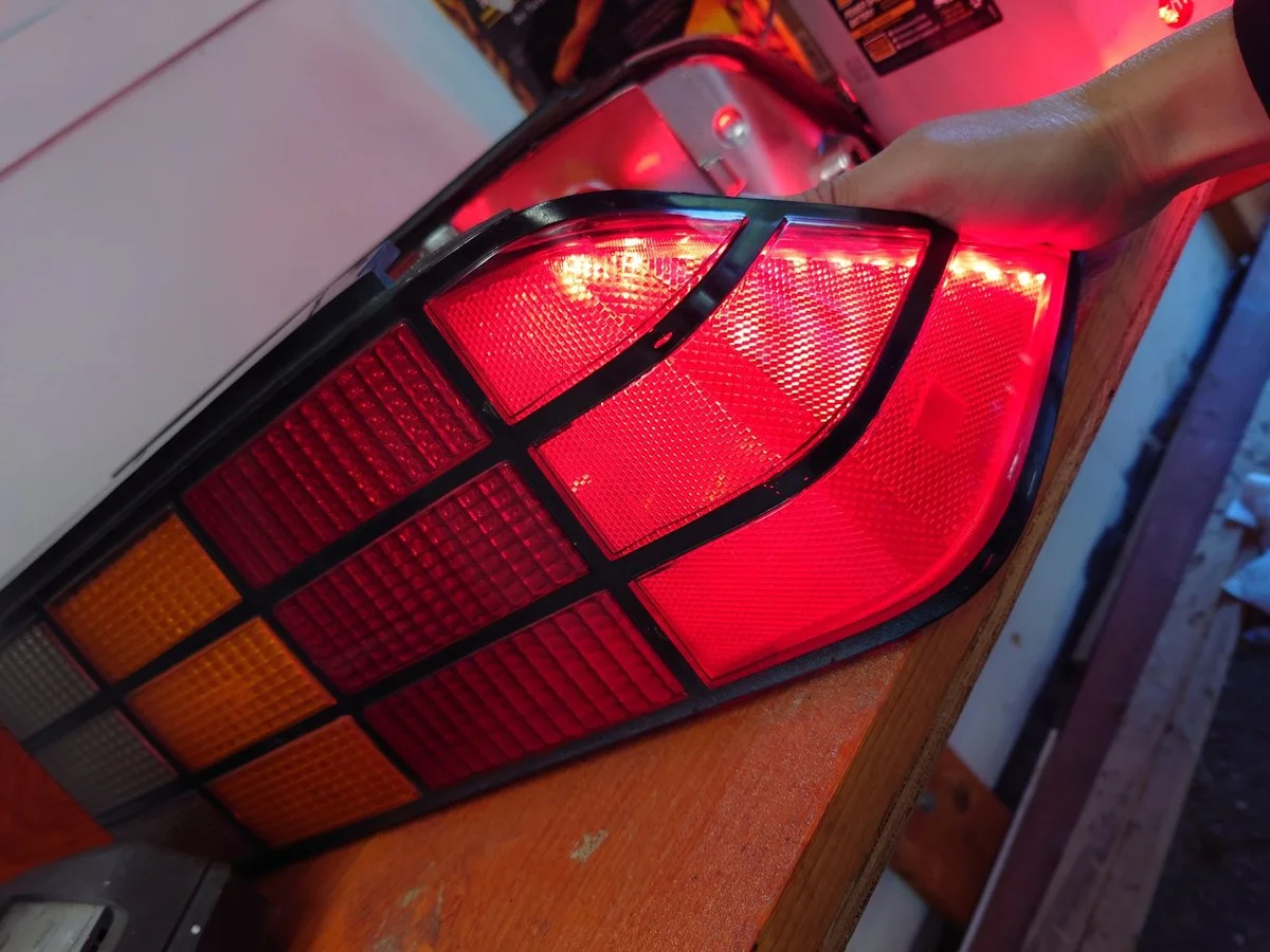 one strip of LEDs along the top - 1984 Chevrolet Camaro