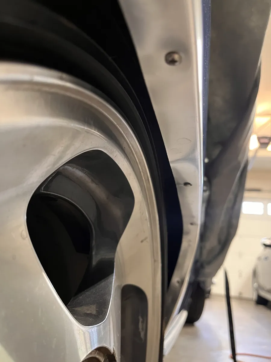 Back wheel was far too tight out back with the B-B - 1973 Dodge Dart