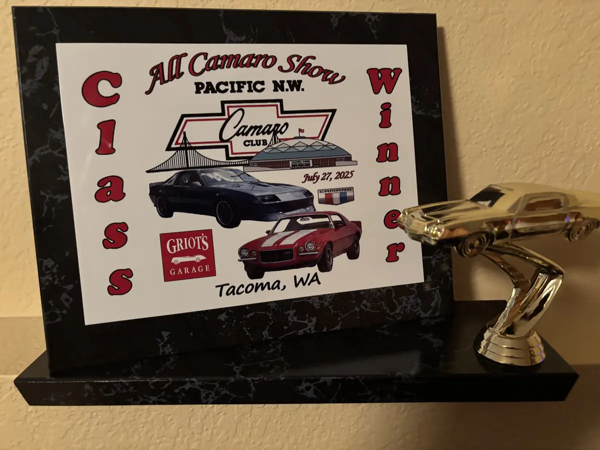 3rd gen Class Winner at the All Camaro Show 2025 - 1984 Chevrolet Camaro