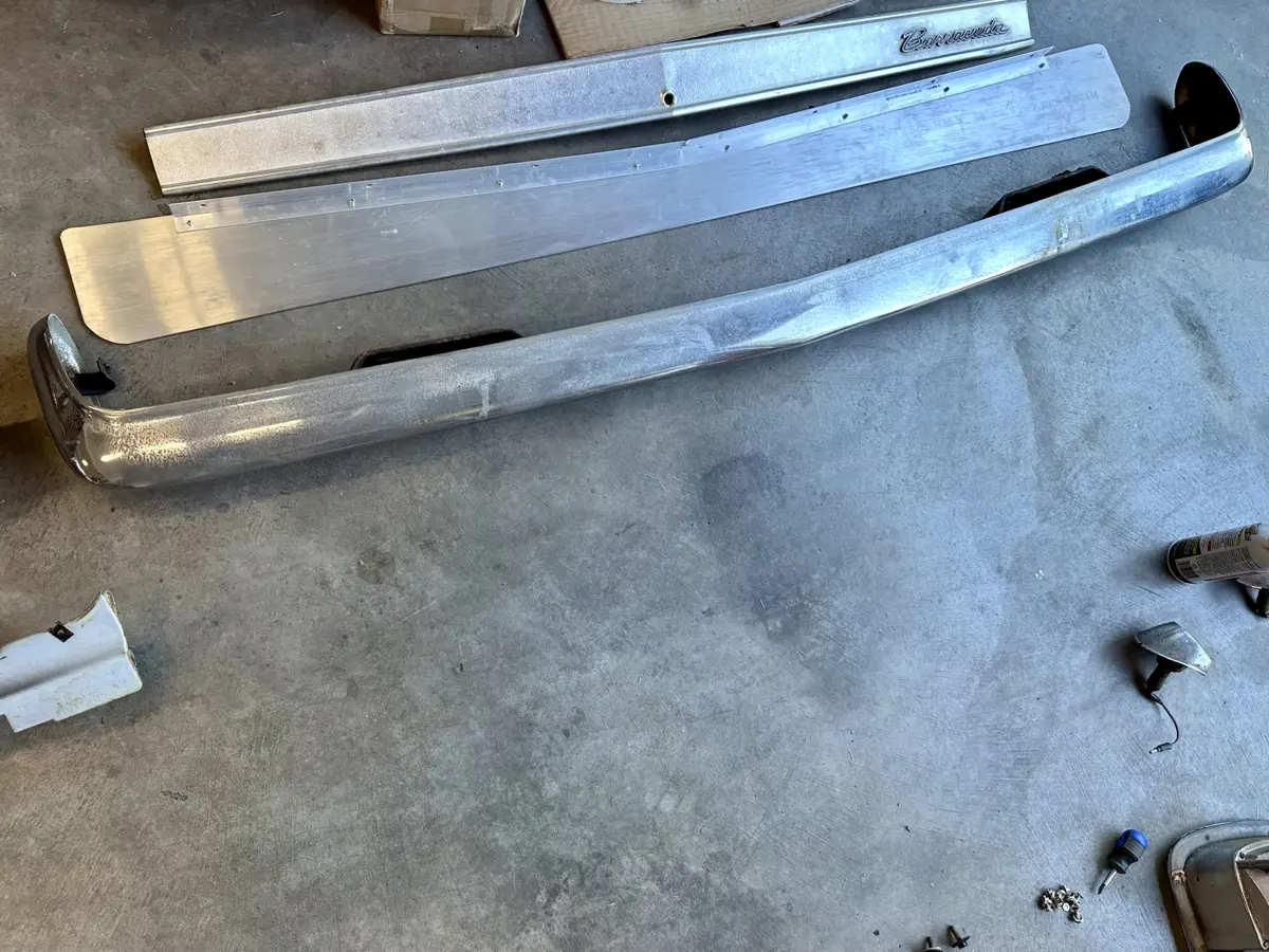 Parts and pieces from the rear - 1967 Plymouth Barracuda