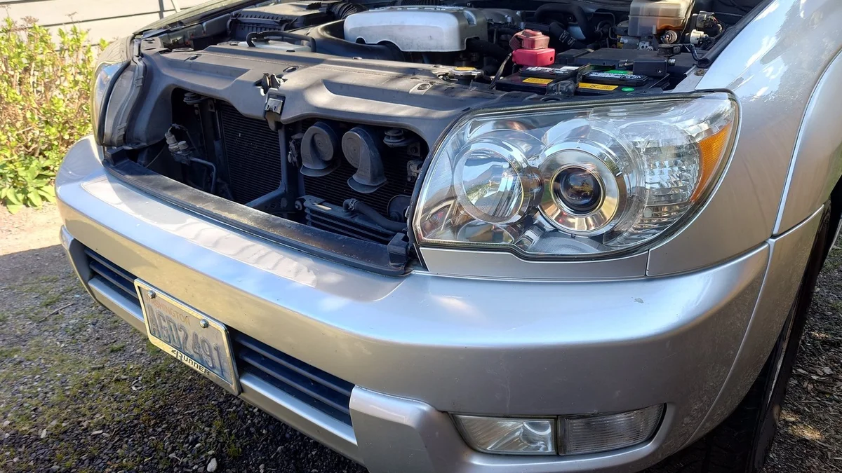 After applying, so much better - 2004 Toyota 4Runner