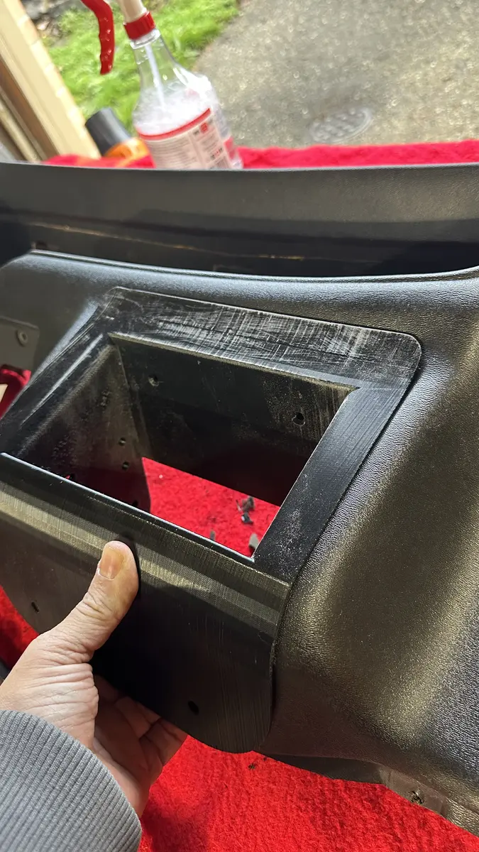 3D printed part to fit a double din head unit - 1980 Pontiac Firebird/Trans Am/GTA/Formula