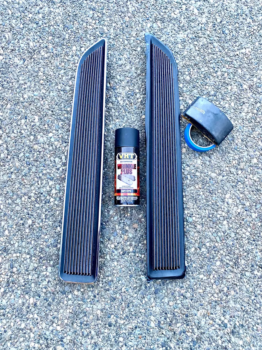 Both inserts after paint - 1967 Plymouth Barracuda