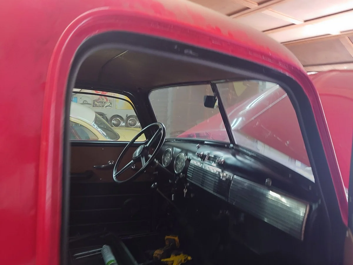1949 Chevrolet Chevy pickup - Door weatherstripping installed - Image 1