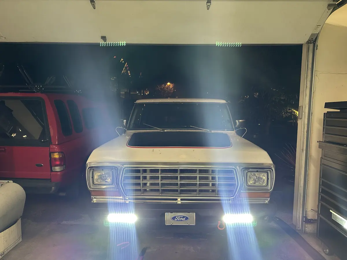 Hero image for Driving Lights and Front Spoiler Added.