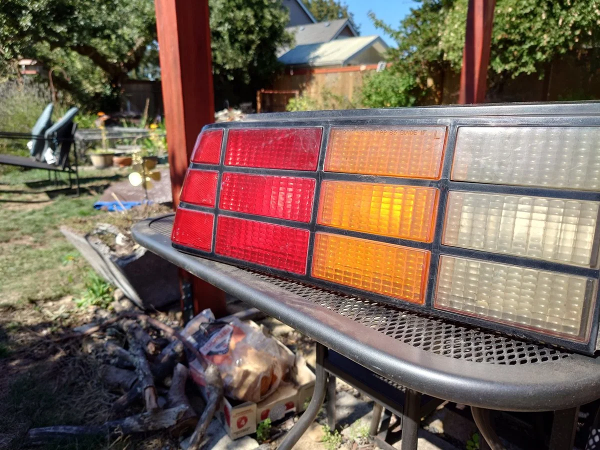 Before doing anything, scratched and hazy - 1984 Chevrolet Camaro