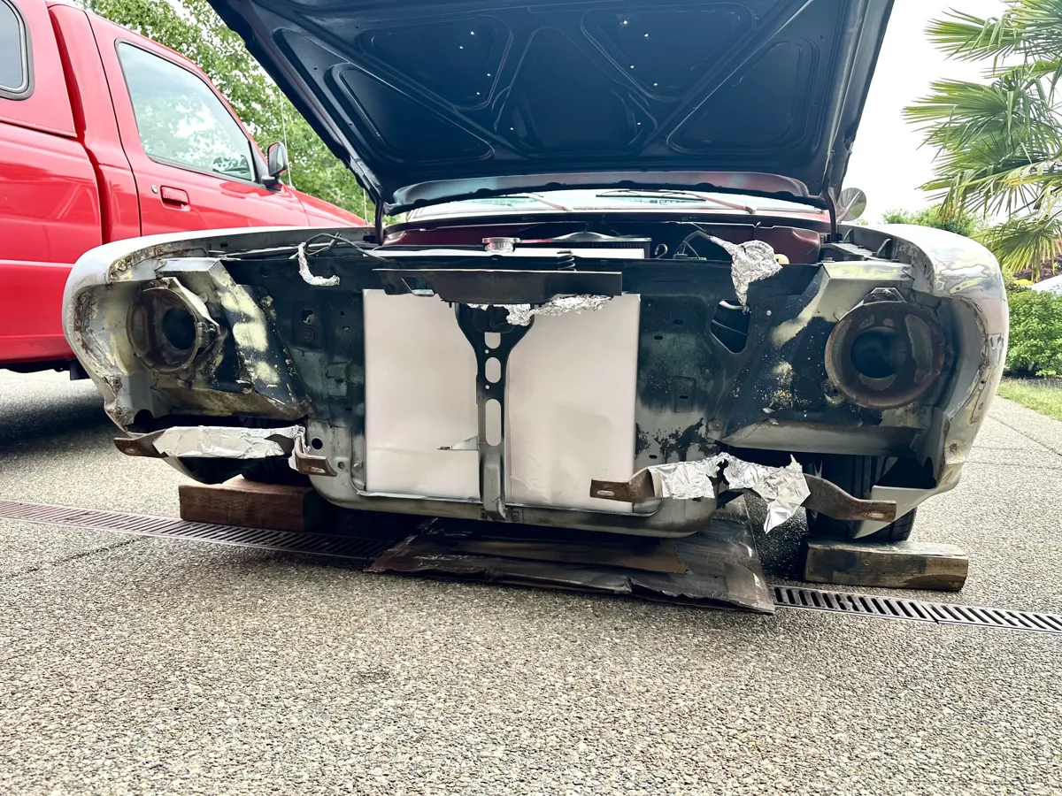 Hero image for Repainting the area behind the grill