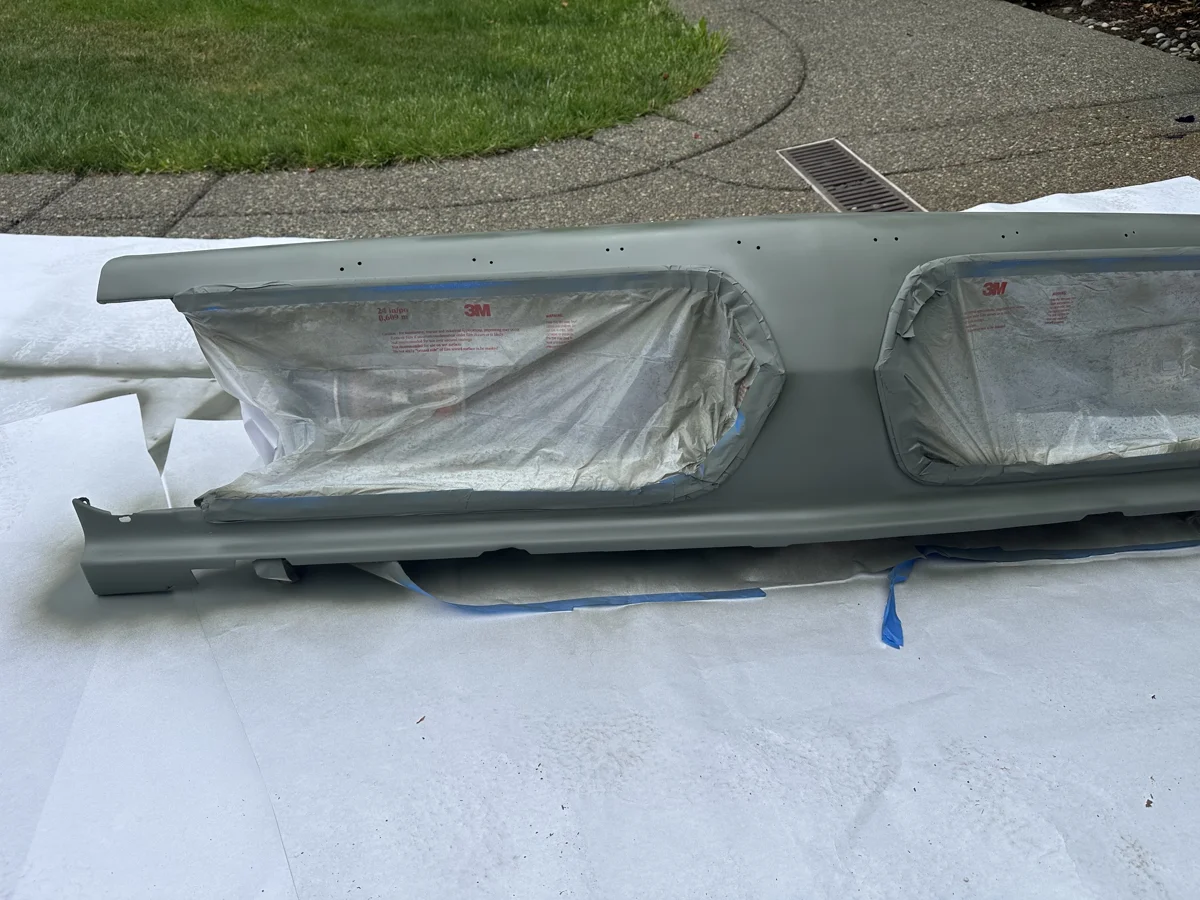 Hero image for Sanding off the 70s brown paint