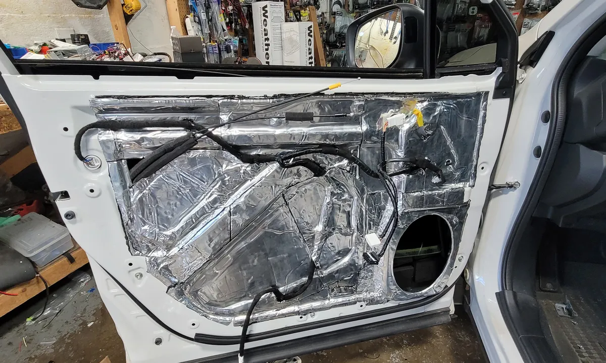 2021 Subaru Forester - Sound deadening of the doors to get great midbass - Image 4