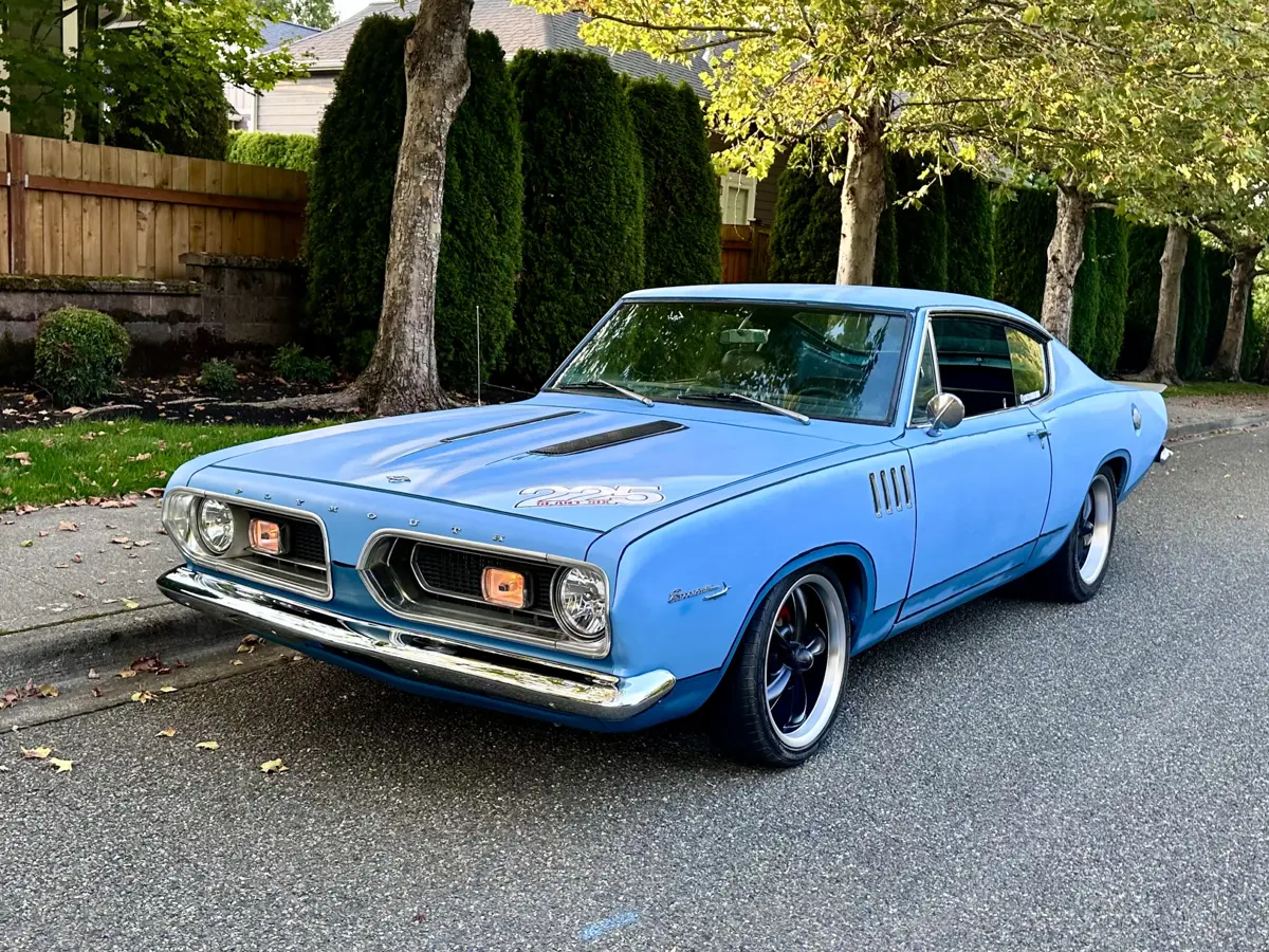 Front Drivers side view - 1967 Plymouth Barracuda