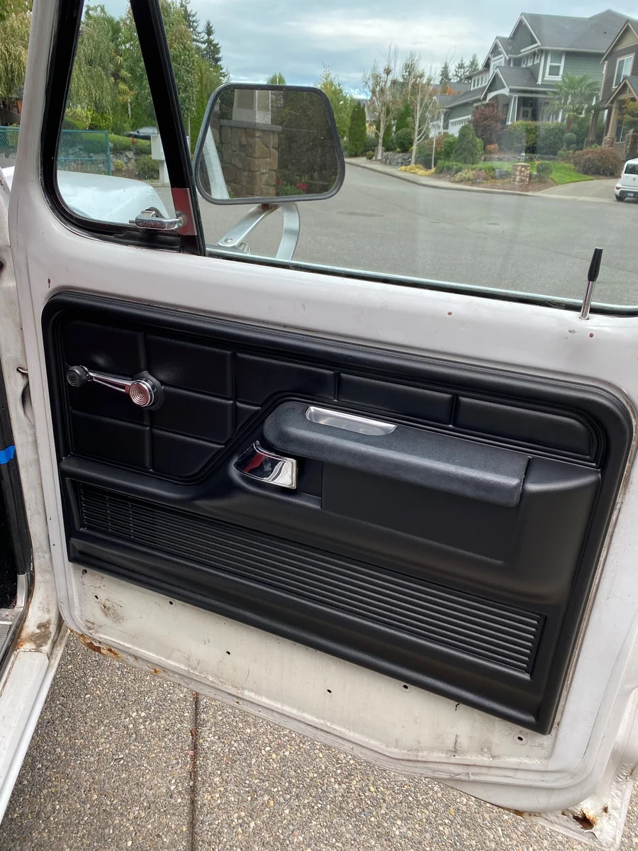 Passenger door without lower door panel - 1978 Ford F-150